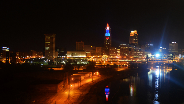 Cleveland, Ohio Night Skyline by Erik Daniel Drost , on Flickr