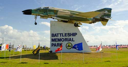 Entrance, Battleship Memorial Park, Mobile, Alabama by Fifth World Art , on Flickr