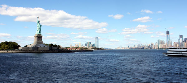 Liberty Island with New York City Skyline Liberty Island with New York City Skyline by Prayitno-more than 2 millions views-thank you! , on Flickr