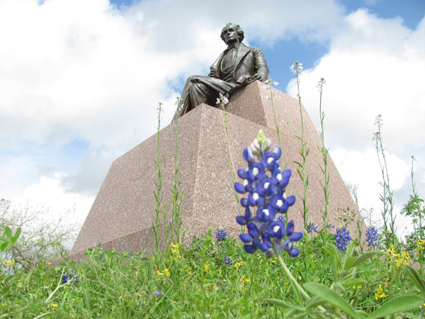 Stephen F. Austin, bluebonnet foreground by Michael, on Flickr